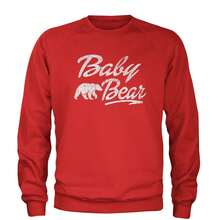 Baby Bear Cub Adult Crewneck Sweatshirt - 查看 8