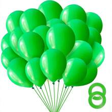 52/72 件多色乳胶派对气球 - 10/12 英寸圆形氦气球，适用于洗礼、婚礼、生日、主题派对装饰、圣诞节 - 彩色 - 查看 49