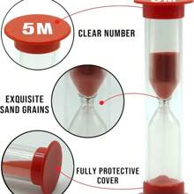 1/4/6pcs Colored Timer, 1/3/5/10/15/30 Minutes Sandclock Timer, Suitable For Games, Classrooms, Home Offices And Multiple Scenarios Best Gifts Birthday Graduation