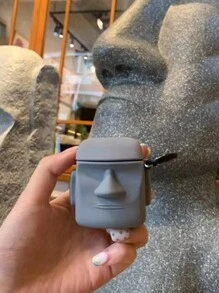 Vỏ tai nghe Apple Stone Man - Tiện lợi khi mang theo hàng ngày - Xám - Xem 3