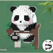 1 Set de Adorables Juguetes de Botella de Rompecabezas de Ensamblaje a Presión con Forma de Criatura de Mascota Panda, Diamante de Olla Caliente, Adecuado para Volver a la Escuela, Año Nuevo, Pascua, San Valentín, Cumpleaños, Regalos Festivos