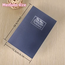 1pc Creative Book Safe Box, Blue Dictionary Key Style, Home Invisible Bedside, Mini, Regular, Medium, Large, Fake Book Safe Box, Suitable For Office, Bedroom And More