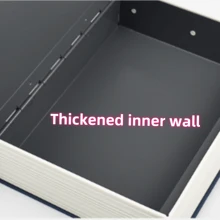 1pc Creative Book Safe Box, Blue Dictionary Key Style, Home Invisible Bedside, Mini, Regular, Medium, Large, Fake Book Safe Box, Suitable For Office, Bedroom And More