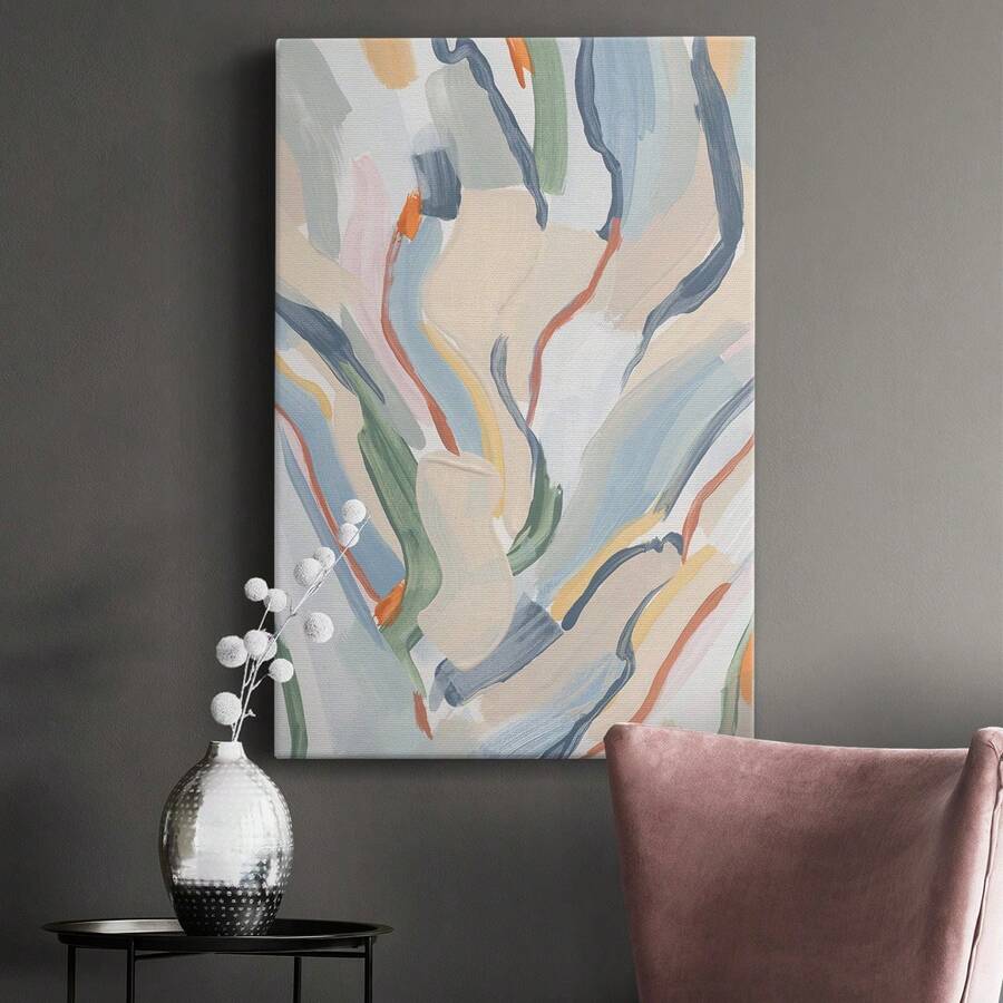 Pour Monsieur Premium Gallery Wrapped Canvas - Ready To Hang - 32x48INCH - View 1