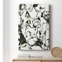 Canine Collage I Premium Gallery Wrapped Canvas - Ready To Hang - 12X18英寸 - 查看 6