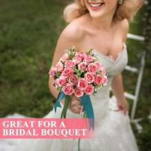 1PC/3PCS Artificial Flowers Tea Roses Silk Bouquets Fake Plants For Spring Autumn Decorations,Wedding Vase For Home, Dining Room,Bathroom,Kitchen, Bedroom Decorations, Mother's Day,Festival Birthday Party Accessories, Outdoor Garden Decorations Home Decor Christmas Decorations Christmas