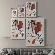 Soft Palms I Premium Gallery Wrapped Canvas - Ready To Hang