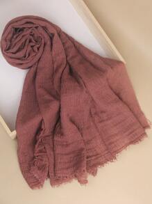 1 件女士纯色优质重压绉纱包头巾围巾披肩头带柔软头巾适合 Abaya 配饰女士面纱 - 彩色 - 查看 19