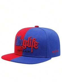 1pc Fashion Baseball Cap With "Thuglife" Embroidery, Adjustable Snapback Hip Hop Hat For Adults Outdoor Casual Sun Protection - Shape - View 24