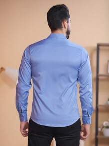 Men Shirts - Baby Blue - View 2