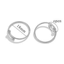 5 pezzi Ball Ad Anello In Acciaio Inossidabile A Croce Aperta Con Sfere Piccole Placcato Oro Stile Retrò Europa E Stati Uniti Anello Dito A Doppia Sfera Regolabile Di Dimensioni Adatto Per Gioielli