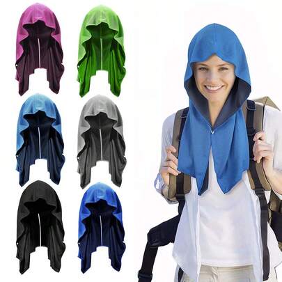 1 Khăn tắm làm mát bằng sợi nhỏ thiết yếu cho thể thao và chống nắng, khô nhanh, quấn thấm hút cho cổ và mặt