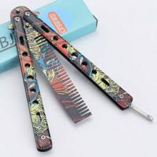 Multi-Functional 3D Butterfly Training Knife (Unsharpened) & Comb Set - Style 1 - View 15