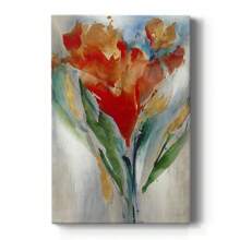 Wild Flower Bouquet Premium Gallery Wrapped Canvas - Ready To Hang