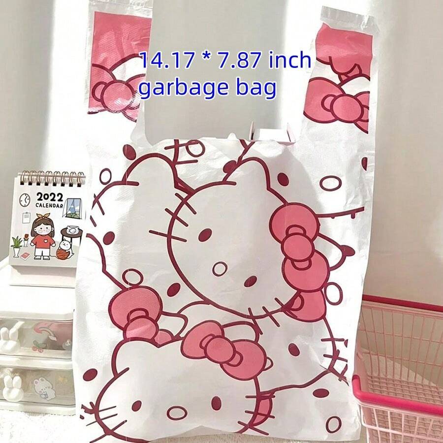 AOGER 1pc/Cartoon Desktop Trash Can Mini Office Living Room Home