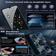 3D大弧度两片式非全屏屏幕保护膜高清防摔防刮防指纹手机钢化玻璃膜适用于苹果iPhone红米华为OppoVIVO小米等手机 - 2片裝 - 查看 2