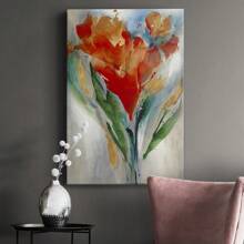 Wild Flower Bouquet Premium Gallery Wrapped Canvas - Ready To Hang