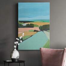 Bright Colored Countryside II Premium Gallery Wrapped Canvas - Ready To Hang - 24X36INCH - View 5