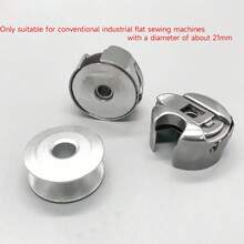 Computerized Flat Aluminum Shuttle Set With Imported Teflon Coated Plastic Bobbin And Jack, Original Shuttle Sewing Accessories - Silver - View 8