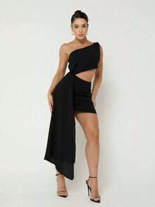 Women Short Dresses - màu đen - Xem 2