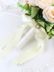 1 Buquê de Casamento Elegante de Rosa de 18 cabeças para Noiva Dama de honra, Buquê de rosa de seda artificial, perfeito para decoração de centro de cerimônia, buquê para jogar em noivado, chá de panela e aniversário de casamento.