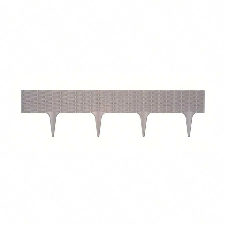 Bordure de gazon Prosperplast Ibra pour jardin en plastique 390 cm (78,55 x 18,65 cm pièce) en couleur gris, livraison rapide - Gris - Voir 1