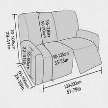 1pc Stretchable Fully Wrapped Chesterfield Sofa Cover, Universal For Electric Sofas - Zhuhuashi Style Home Decor Sofa Protector - Khaki - View 3