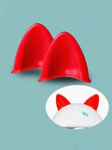2pcs Universal Motorcycle Electric Car Driving Styling Cute Cat Ears Stickers Decor Helmet Accessories Helmet Cat Ears Decoration - one-size - View 14