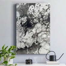 Marbling IX Premium Gallery Wrapped Canvas - Ready To Hang