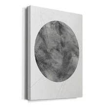 Graphite Moon II Premium Gallery Wrapped Canvas - Ready To Hang - 8X12INCH - View 2