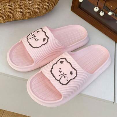 EVA Non-Slip House Slippers For Men And Women, Indoor Home And Bathroom Couple Sandals Back To School