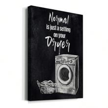 Normal Is Just A Setting Premium Gallery Wrapped Canvas - Ready To Hang - 8X12英寸 - 查看 2