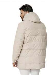 Men Winter Coats - Beige - View 2