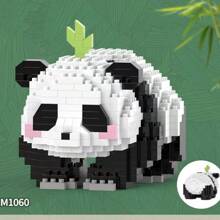 1 Set de Adorables Juguetes de Botella de Rompecabezas de Ensamblaje a Presión con Forma de Criatura de Mascota Panda, Diamante de Olla Caliente, Adecuado para Volver a la Escuela, Año Nuevo, Pascua, San Valentín, Cumpleaños, Regalos Festivos