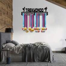 1pc Taekwondo Medal Display Hanger, Wall Mounted Medal Storage Rack, Exquisite Gift For Taekwondo Enthusiasts