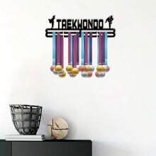 1pc Taekwondo Medal Display Hanger, Wall Mounted Medal Storage Rack, Exquisite Gift For Taekwondo Enthusiasts