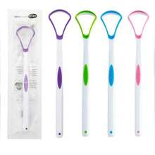 1/2/4PCS Tongue Scraper, 100% Fresher Tongue Tools, Healthy Oral Hygiene Brushes, Sweeper Sets, Bad Breath Cure Tools - Multicolor - View 14