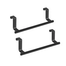 2 Packs Stainless Steel Over Door Towel Rack Bar Available In Multiple Colors Holders For Universal Fit On Over Cabinet Cupboard Doors - Multicolor - View 17
