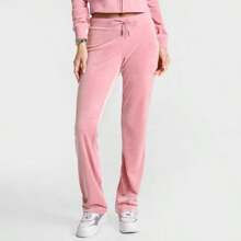 Quần thể thao Juicy Couture OG Big Bling Velour dành cho nữ - 11001076-650/Hoa Hồng - Xem 4