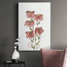 Watercolor Blooms II Premium Gallery Wrapped Canvas - Ready To Hang - 24X36英寸 - 查看 7