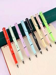 2 LÁPIS INFINITO ( EQUIVALE A 100 LÁPIS) COM BORRACHA - Multicolorido - Visão 3
