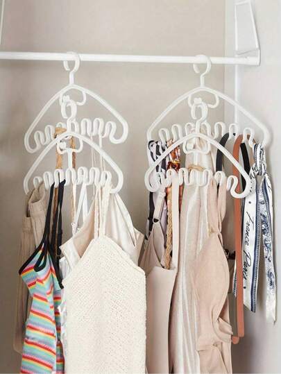 1-10pcs/Set Space-Saving Wave Hangers