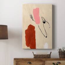 Terra Rosa Abstract I Premium Gallery Wrapped Canvas - Ready To Hang - 8X12英寸 - 查看 6