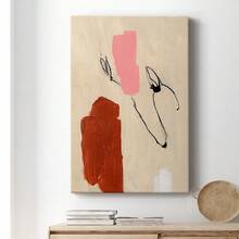 Terra Rosa Abstract I Premium Gallery Wrapped Canvas - Ready To Hang - 8X12英寸 - 查看 5