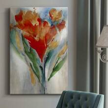 Wild Flower Bouquet Premium Gallery Wrapped Canvas - Ready To Hang