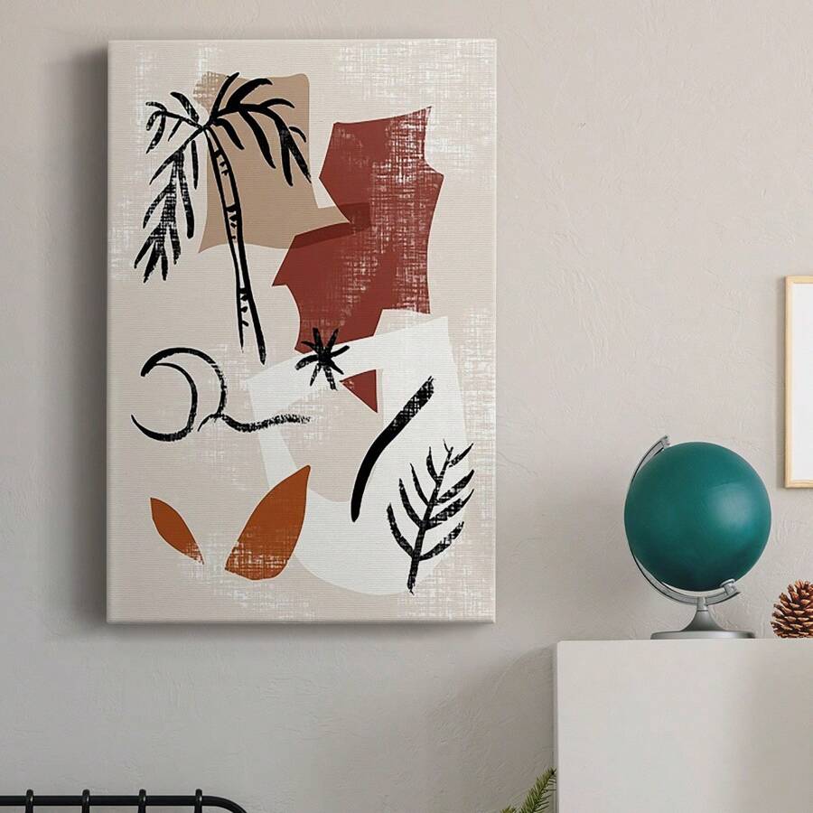 Soft Palms I Premium Gallery Wrapped Canvas - Ready To Hang