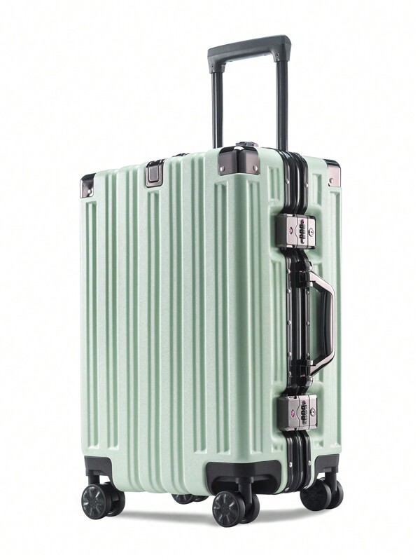 Maleta de aluminio con marco de 20/22/24/26/28 pulgadas, con ruedas giratorias de 360°, de gran capacidad, equipaje de viaje, maleta de viaje, maleta, bolso de mano para la escuela, accesorios escolares, artículos escolares