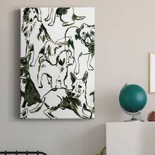 Canine Collage I Premium Gallery Wrapped Canvas - Ready To Hang - 12X18英寸 - 查看 7