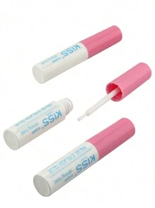 Kisseyedor 超强睫毛胶，防水配方，强力定型，不含乳胶且无刺激性，持久耐用，速干（约 5g）DIY 单簇自粘假睫毛，透明白色，48 小时定型，1 件睫毛胶，睫毛胶 - 白色 - 查看 10