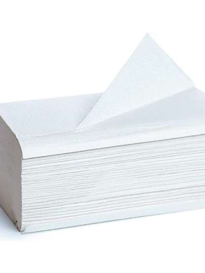 Toalhas de Papel Intercaladas, Pacote de Papel Intercalado de Múltiplas Camadas com 1000 Folhas para Secar as Mãos, 20cm x 20cm, Alta Resistência, Cozinha, Banheiro, Casa, Fornecedores Domésticos